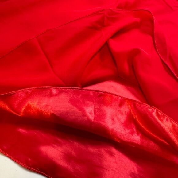 NWT Lucci Lu Women’s Teens RED Mini Chiffon Spaghetti Strap Dress - Size 000 - Picture 8 of 11